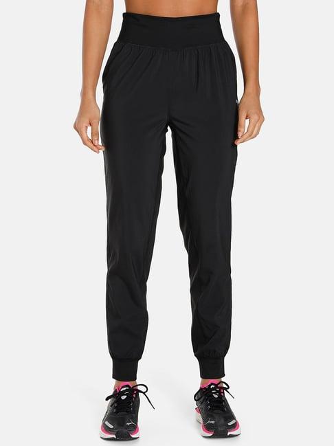 puma run favorite tapered black joggers