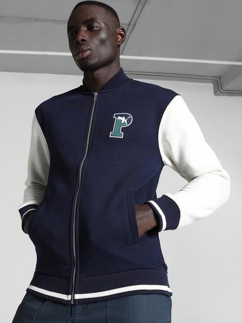 puma squad navy regular fit jacket