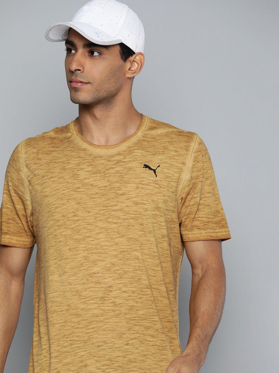 puma studio foundation wash yoga t-shirt