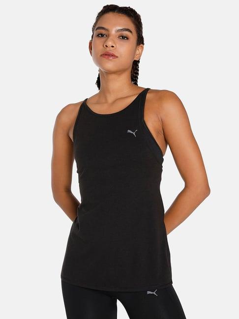 puma studio trend black tank top