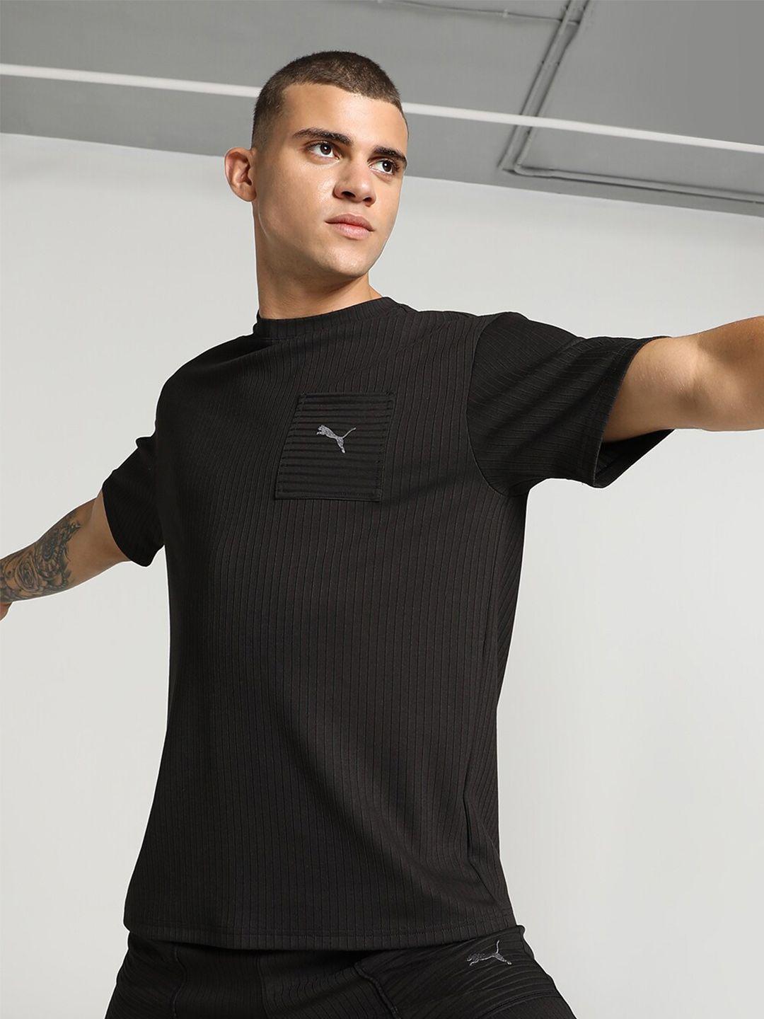 puma studio unwind logo printed training t-shirt