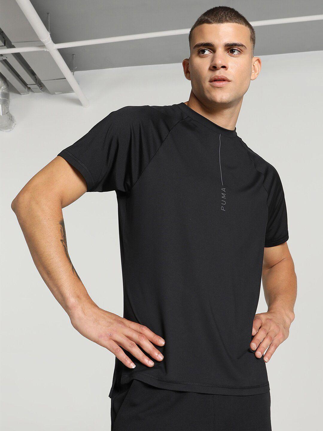puma studio yogini lite lightweight breathable crew neck t-shirts