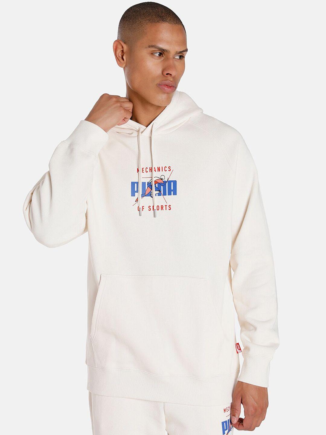 puma track meet cotton hooded relaxed fit sustainable sweatshirt