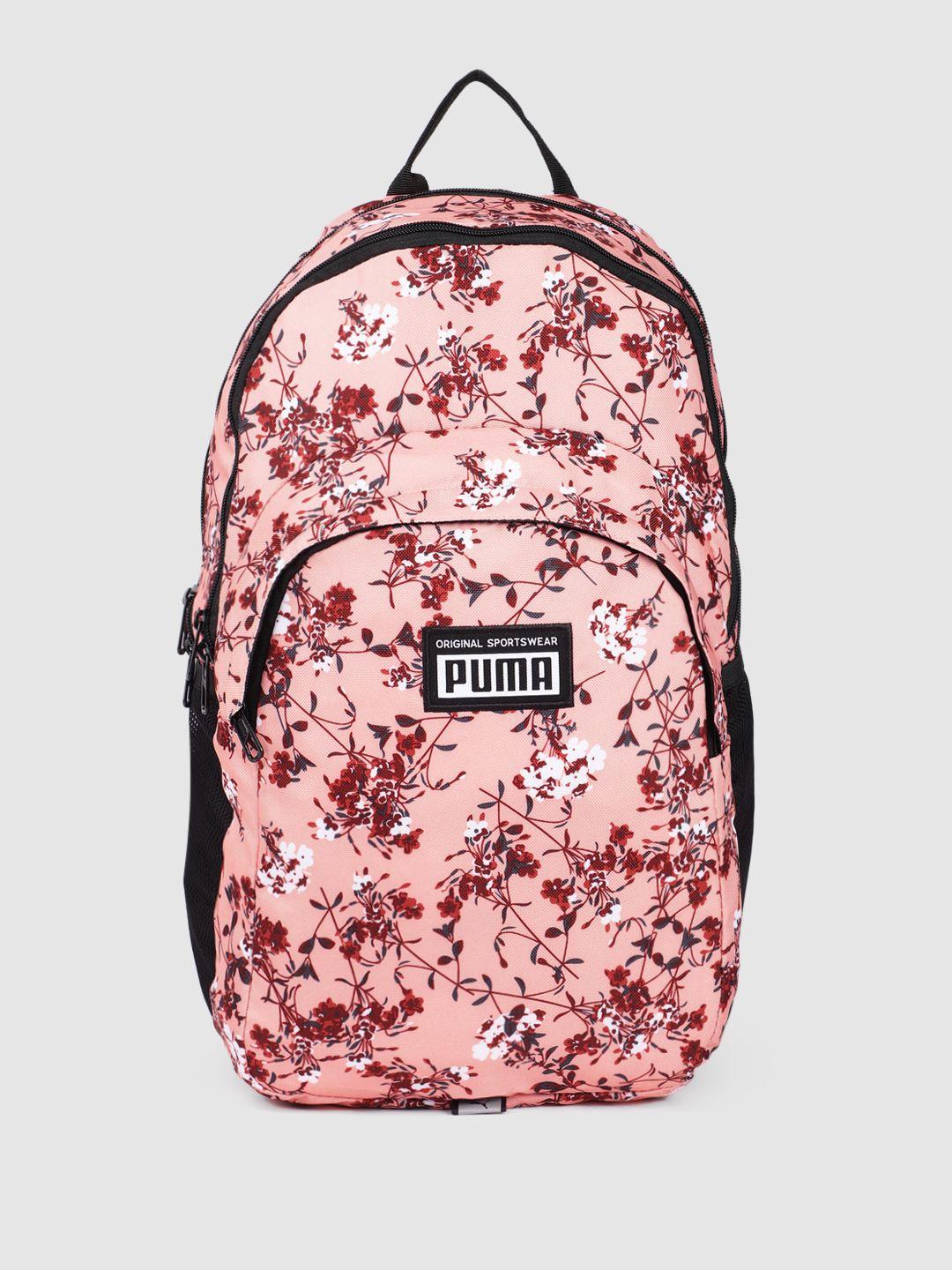 puma unisex academy printed laptop backpack