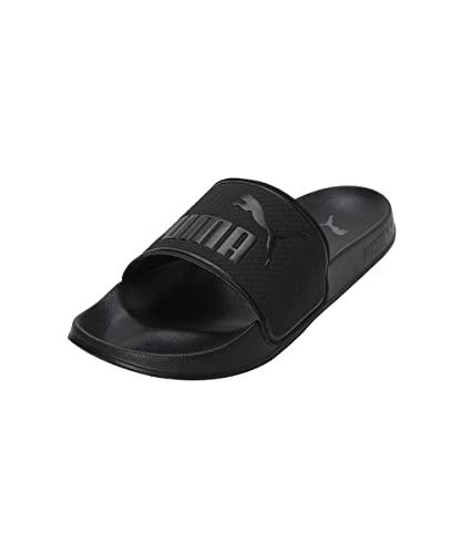 puma unisex-adult leadcat 2.0 black-black slide - 8uk (39522902)