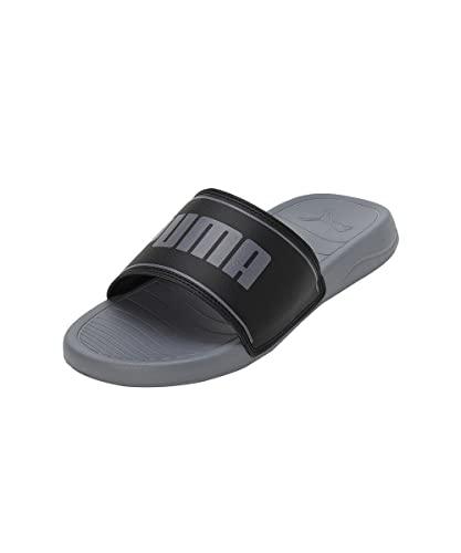 puma unisex-adult slide max black-gray tile slide sandal - 9 uk (39453707)