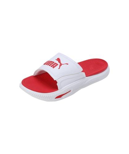 puma unisex-adult softridepro slide 24 white-for all time red slide - 4 uk (39543204)