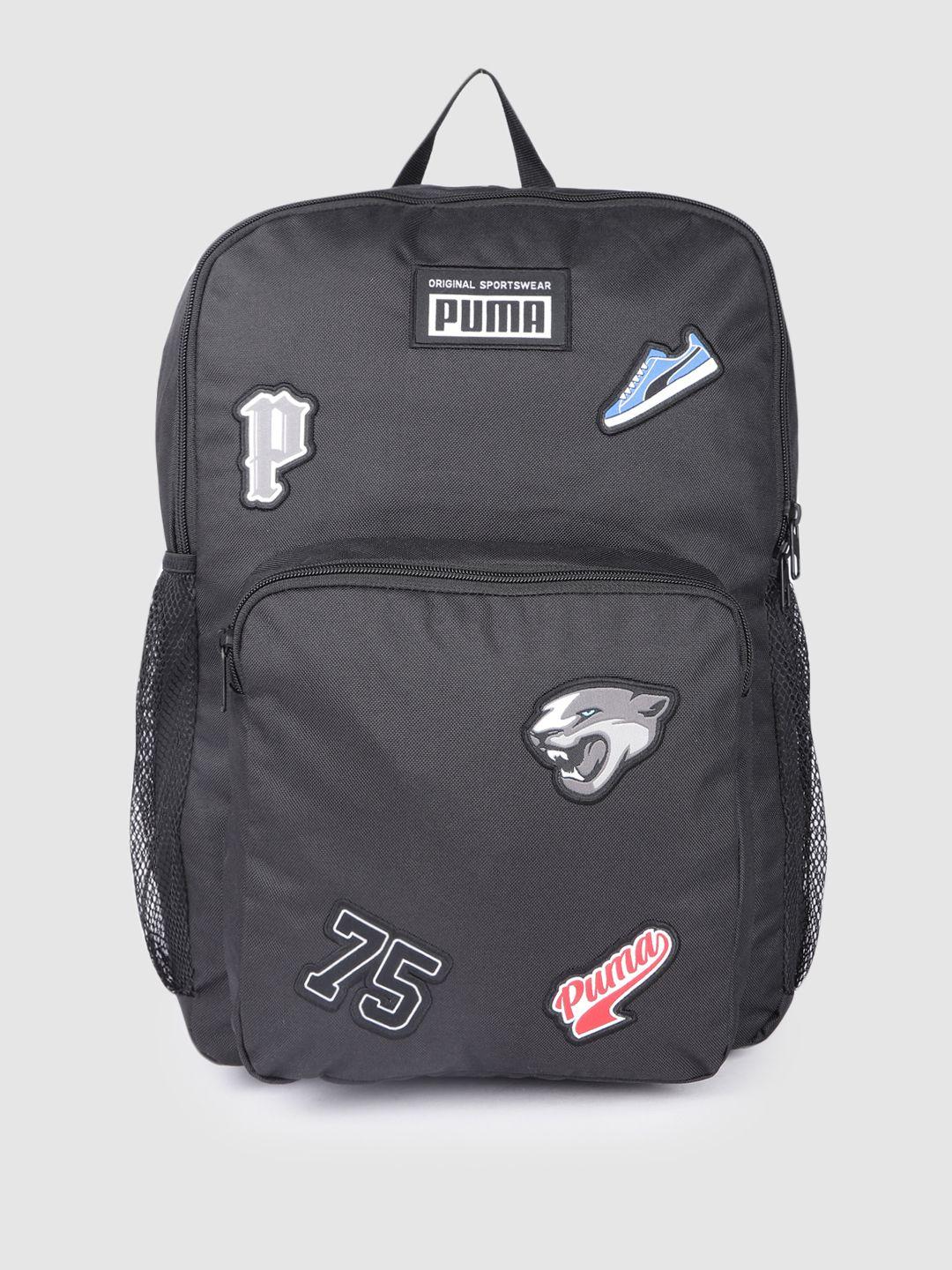 puma unisex backpack with applique and reflective strip