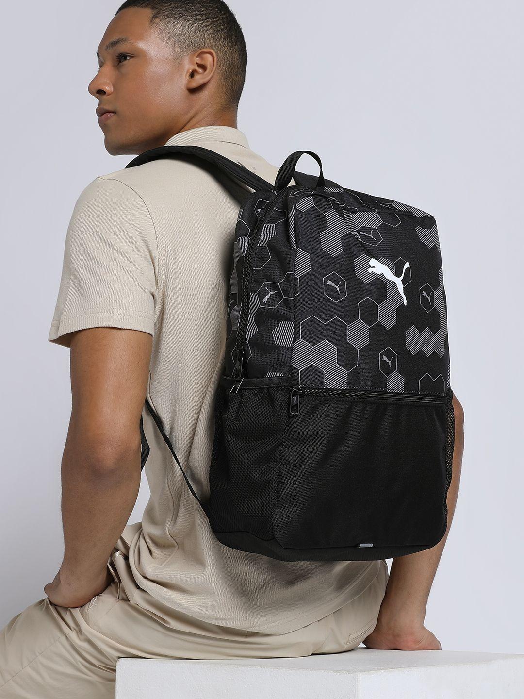 puma unisex beta geometric printed backpack