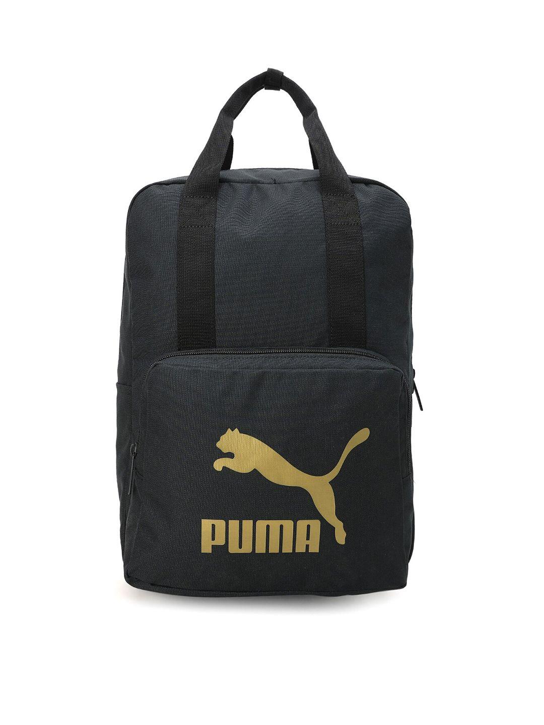 puma unisex black backpacks