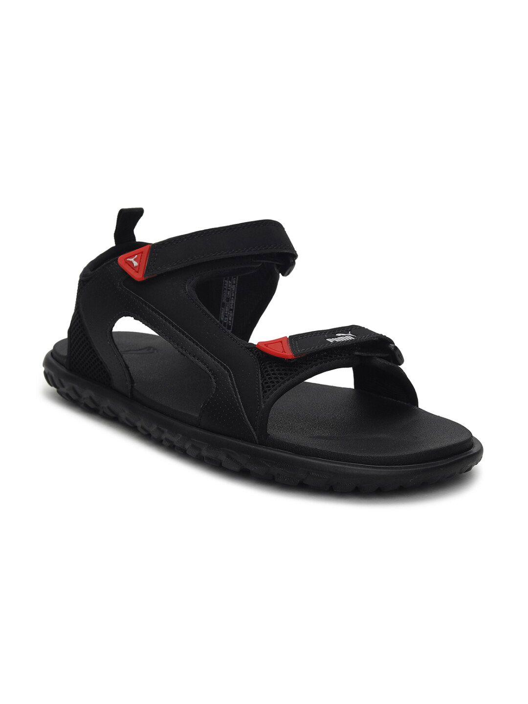 puma unisex black cruise comfort v1 sandals