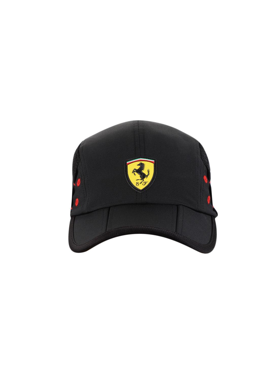 puma unisex black ferrari sptwr baseball cap