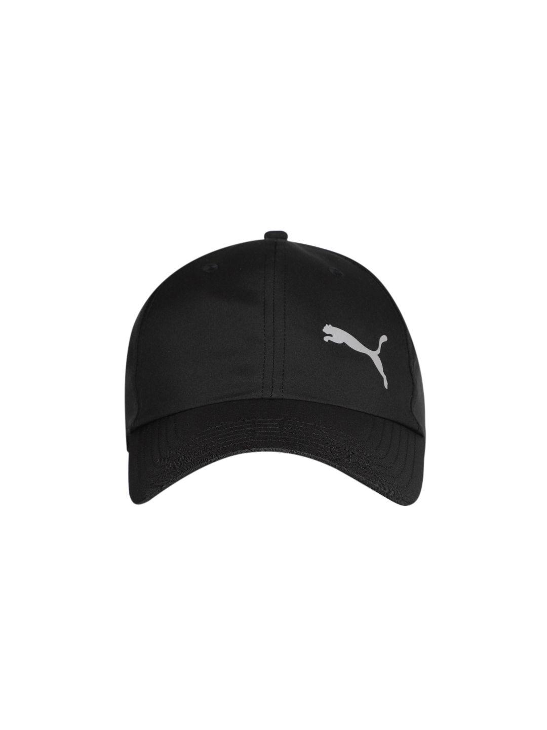 puma unisex black snapback cap