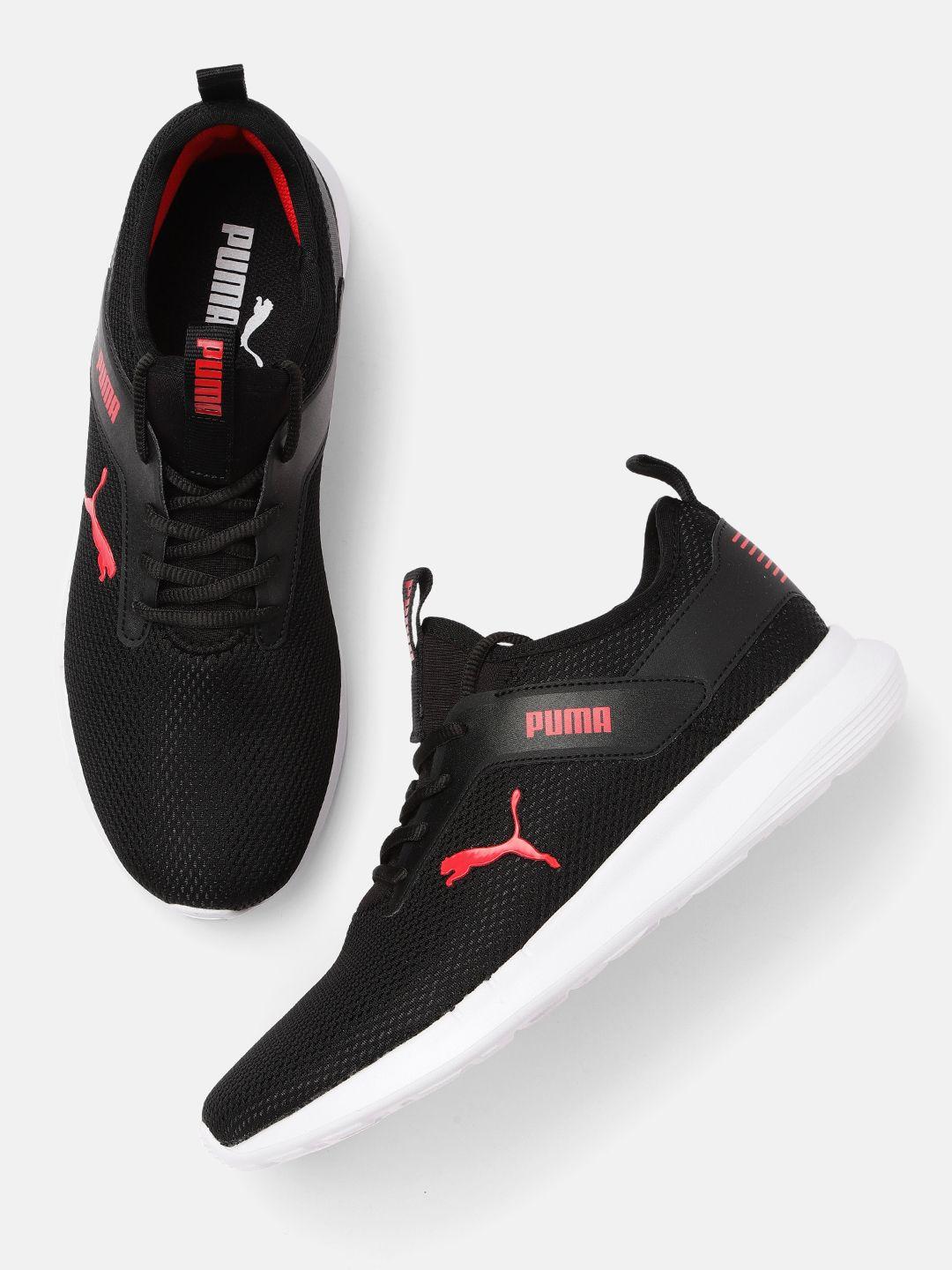 puma unisex black sneakers