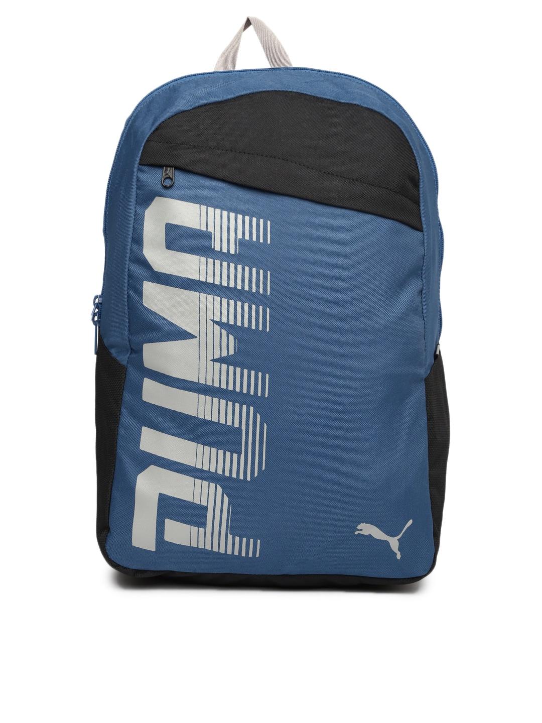 puma unisex blue pioneer backpack