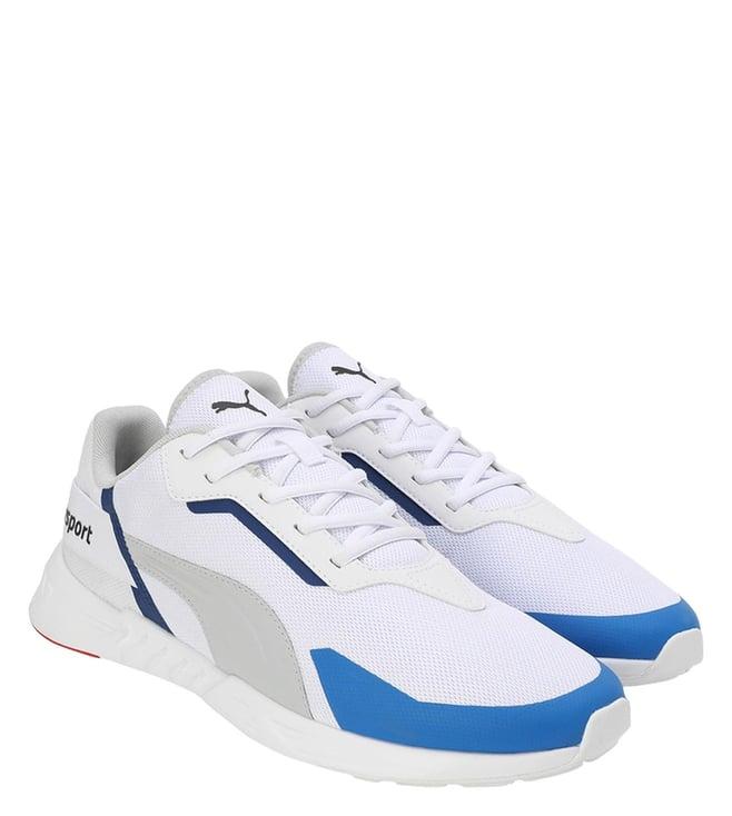 puma unisex bmw m tiburion logo white sneakers (motorsport)