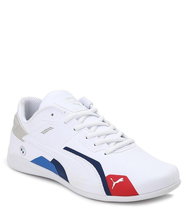 puma unisex bmw mms drift cat delta white sneakers (motorsport)