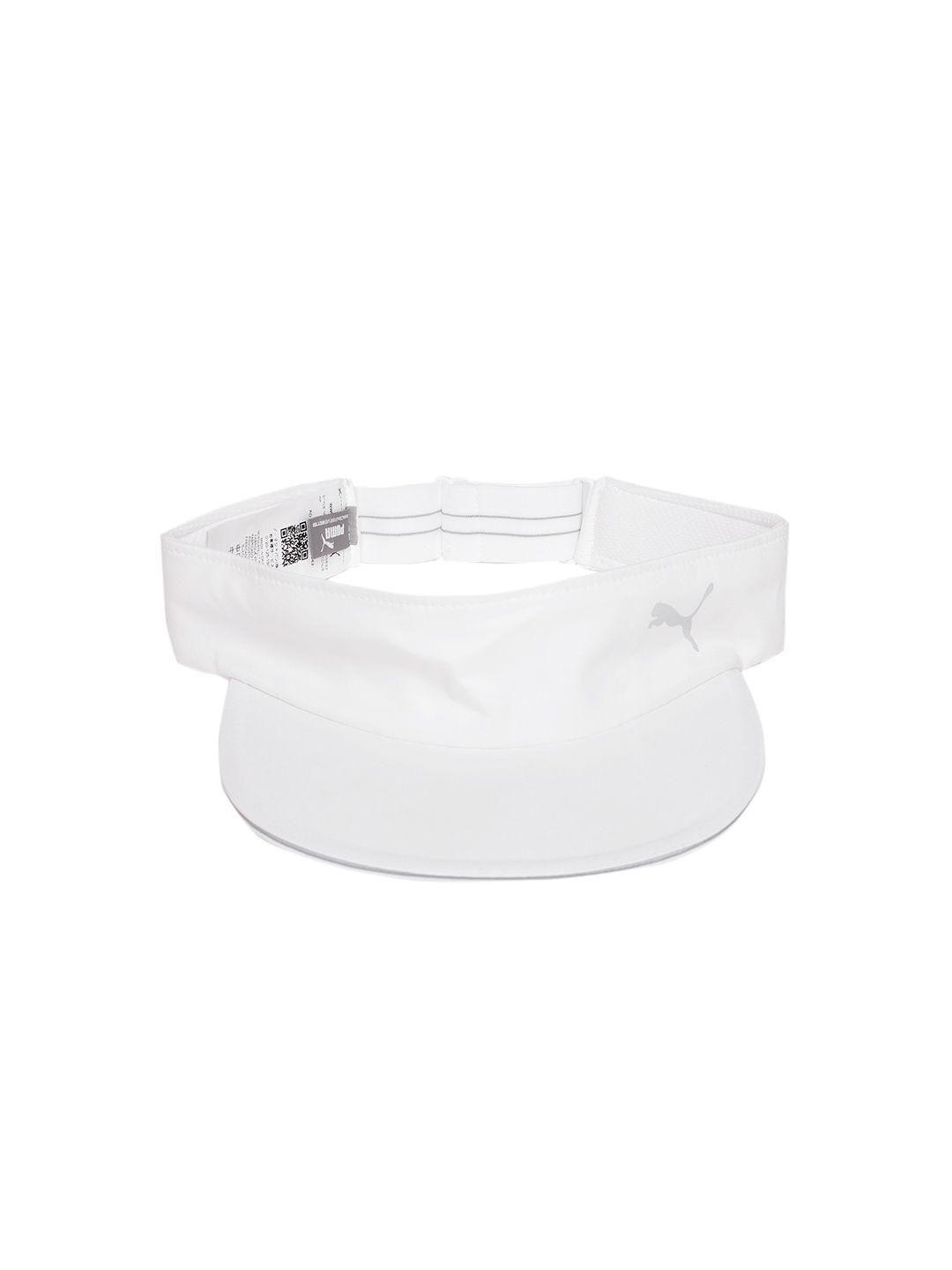 puma unisex brand logo print detail running visor cap