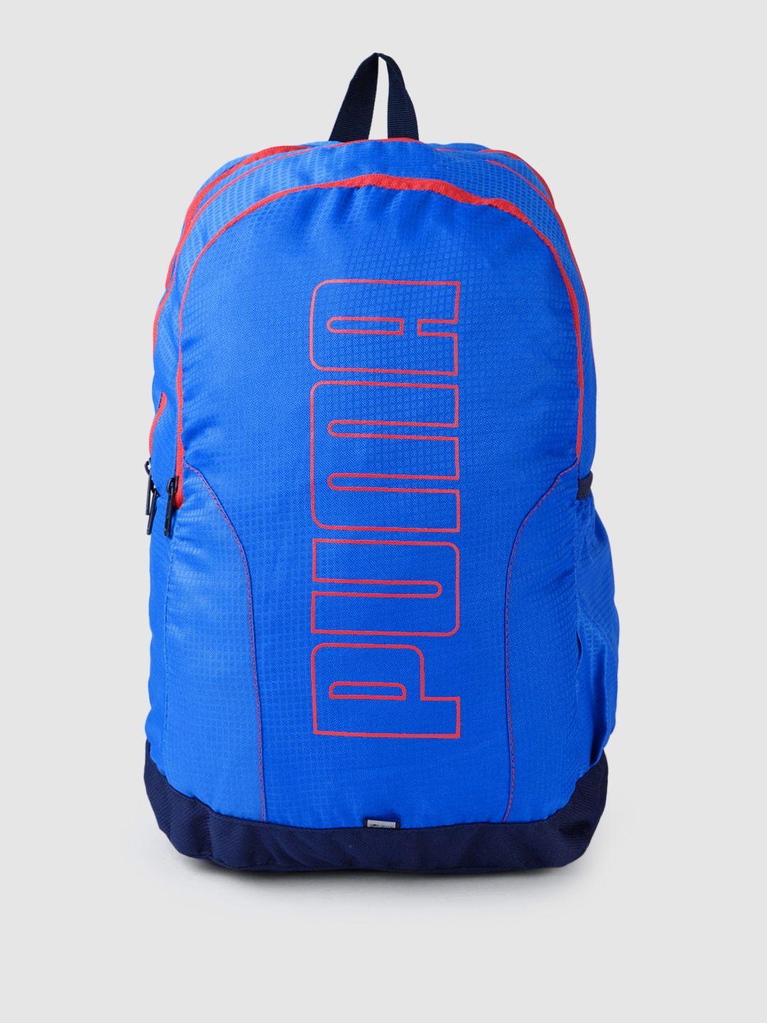 puma unisex brand logo printed core backpack