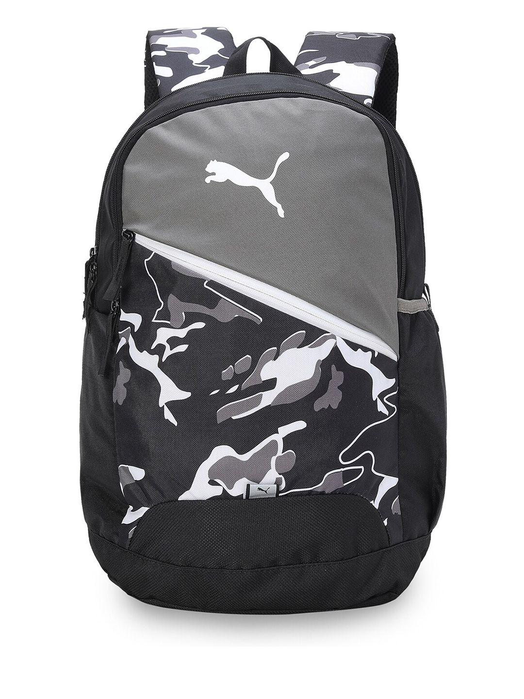 puma unisex flash camouflage printed padded backpacks