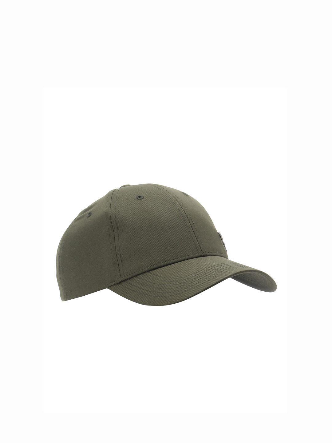 puma unisex green solid baseball cap