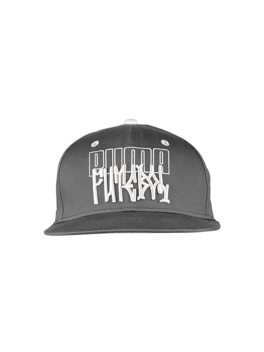 puma unisex grey neymar jr flat snapback cap