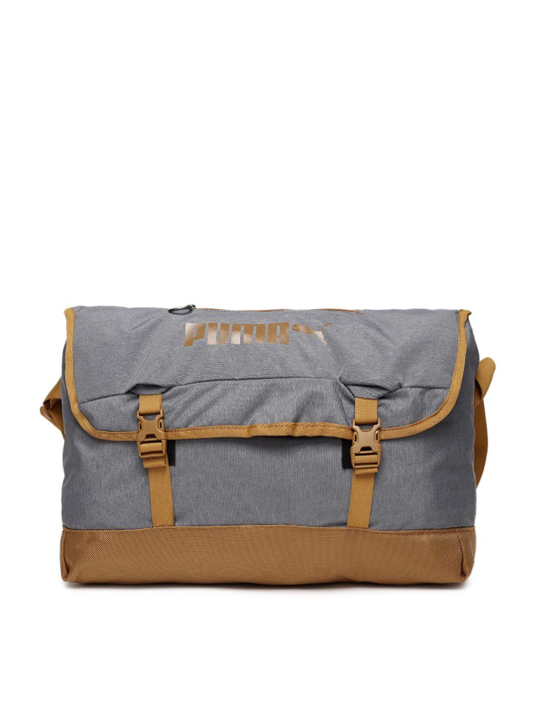 puma unisex grey solid messenger bag