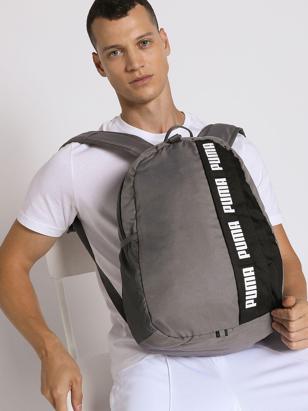 puma unisex grey solid phase backpack