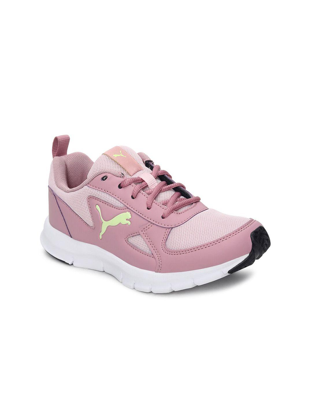 puma unisex kids pink running shoes