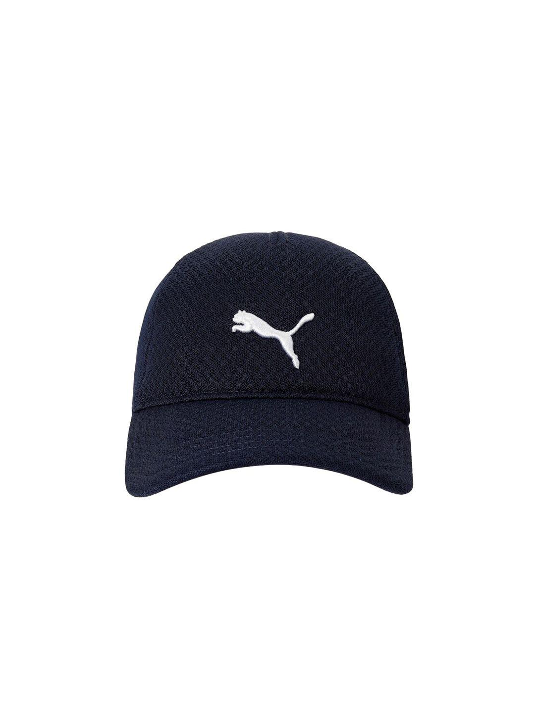 puma unisex navy blue printed baseball cap