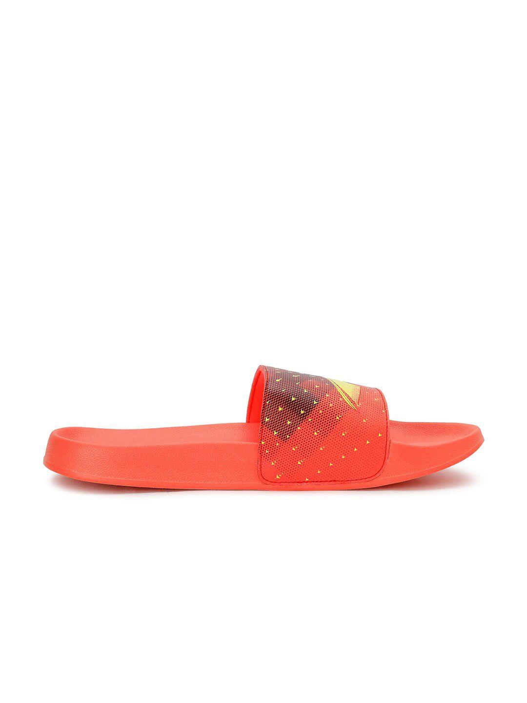 puma unisex orange & yellow leadcat 2.0 world cup sliders