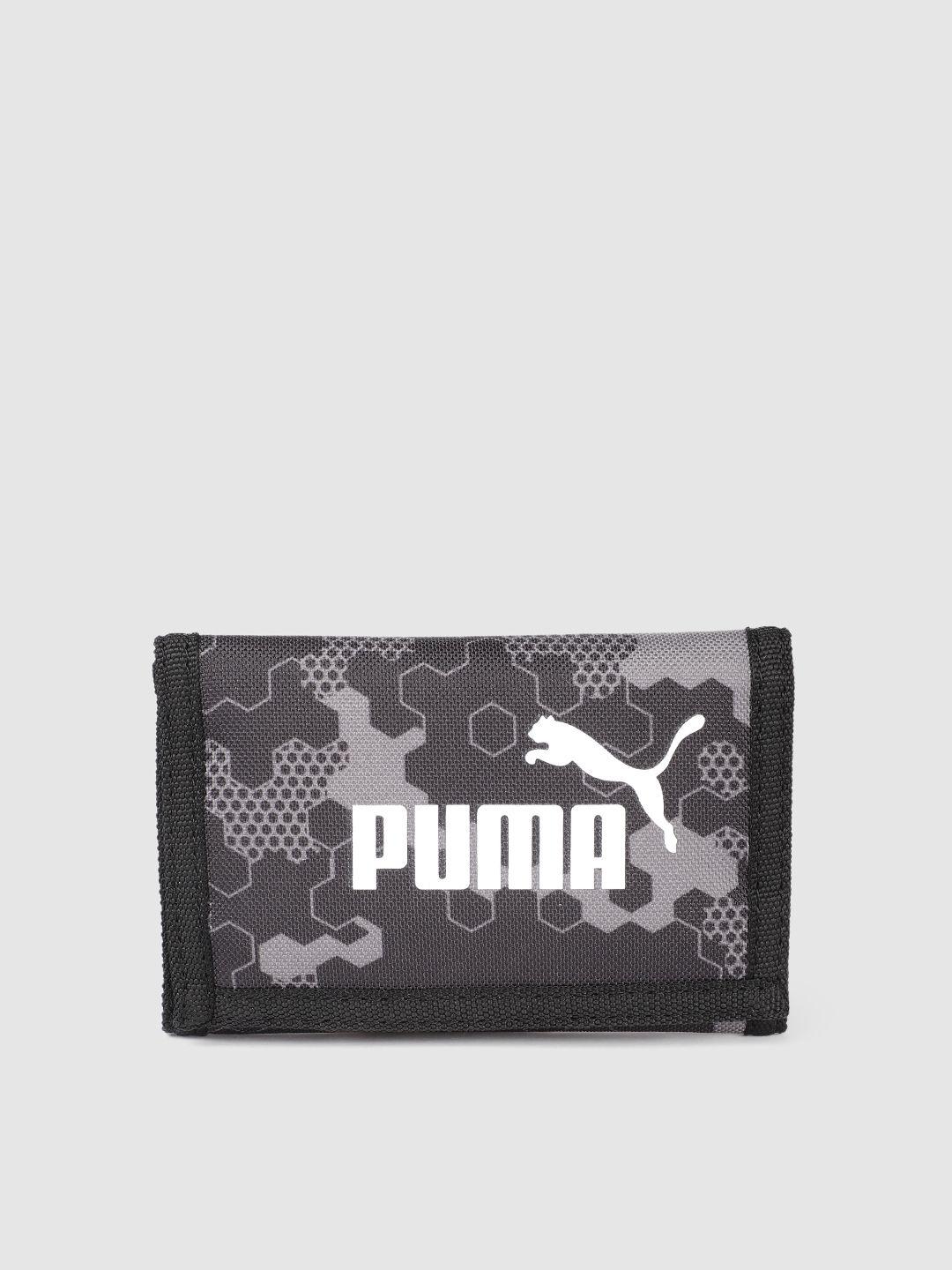 puma unisex phase printed three fold wallet