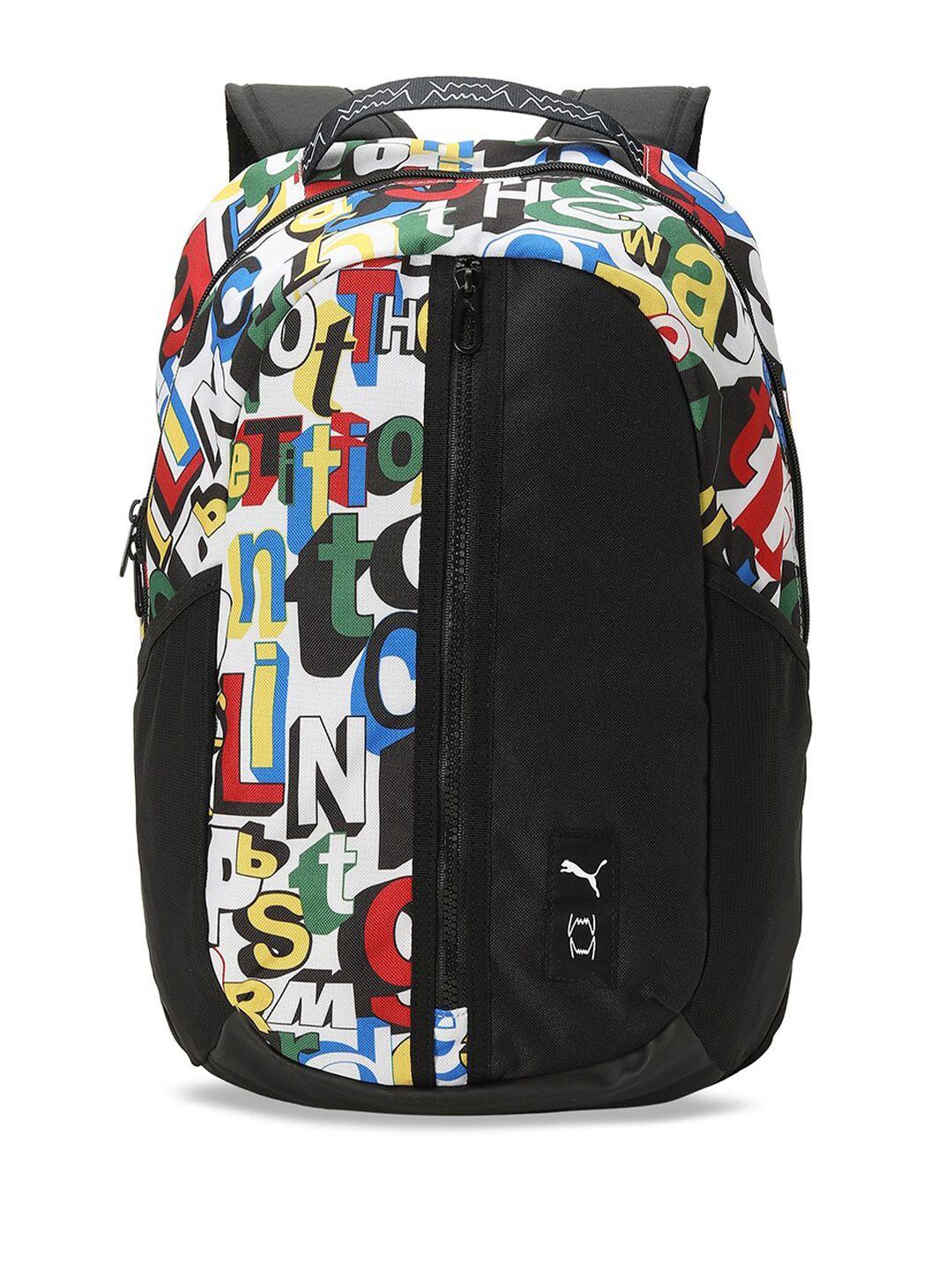 puma unisex printed basketball backpacks