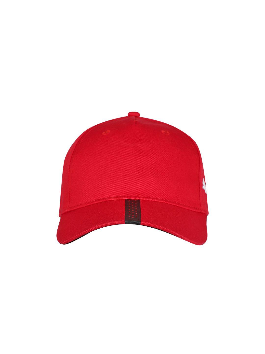 puma unisex red solid liga baseball cap