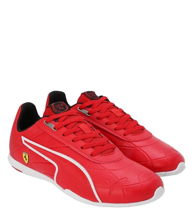 puma unisex scuderia ferrari tune cat red driving sneakers (motorsport)