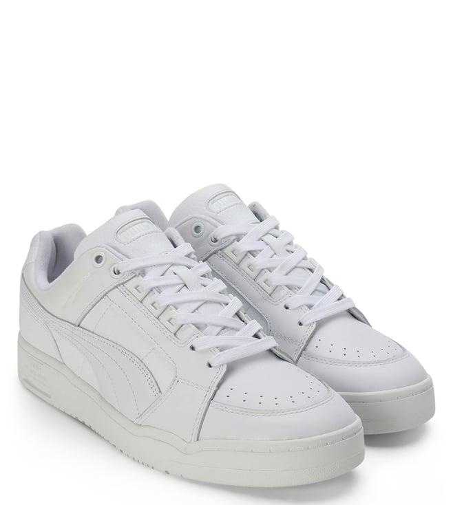 puma unisex slipstream lo lth white sneakers