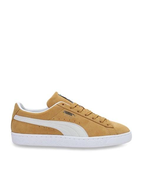 puma unisex suede classic xxi mustard casual sneakers