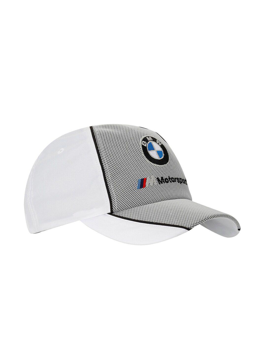 puma unisex white & grey bmw m motorsport baseball cap