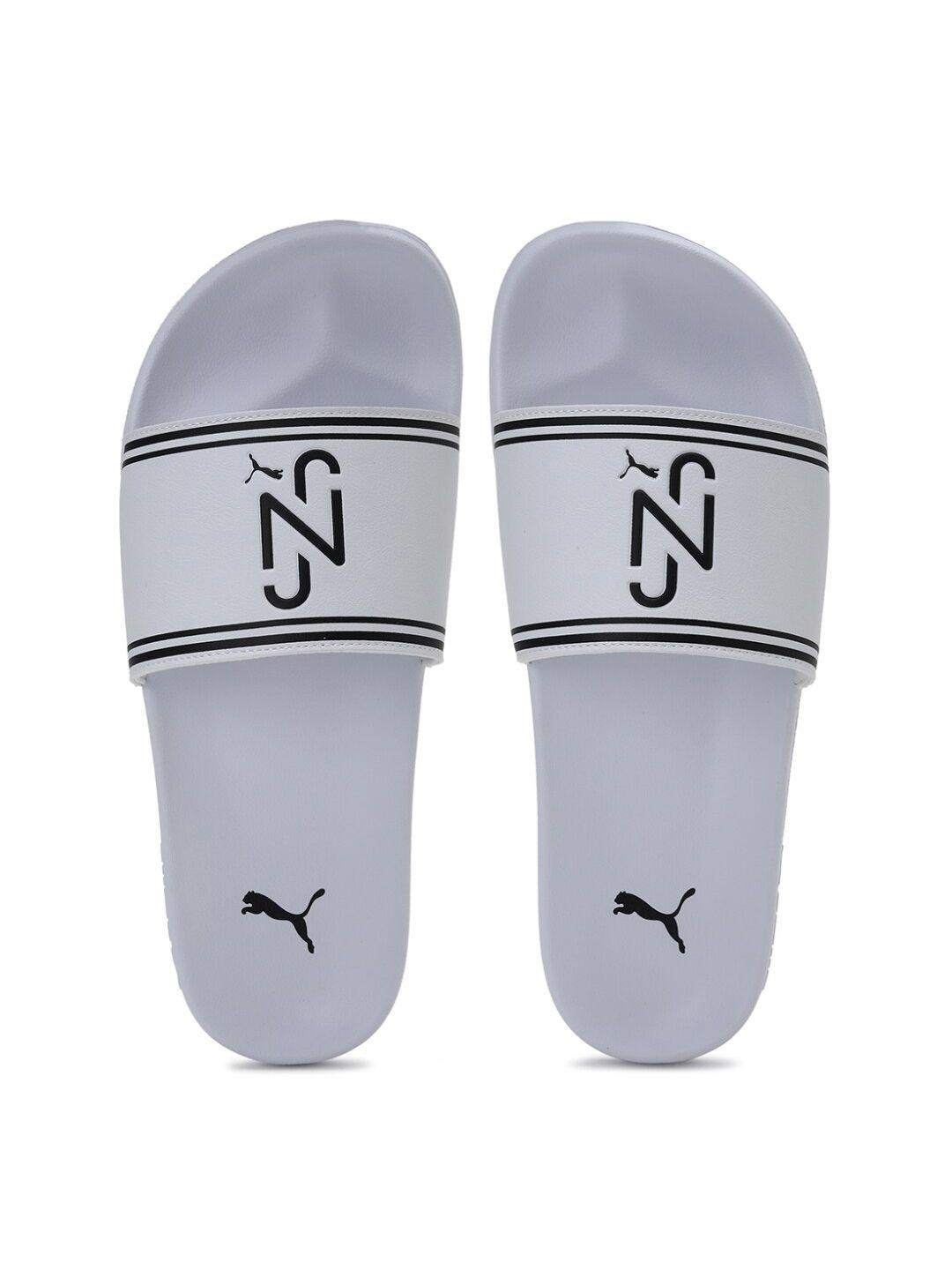 puma unisex white leadcat 2.0 neymar jr. slides