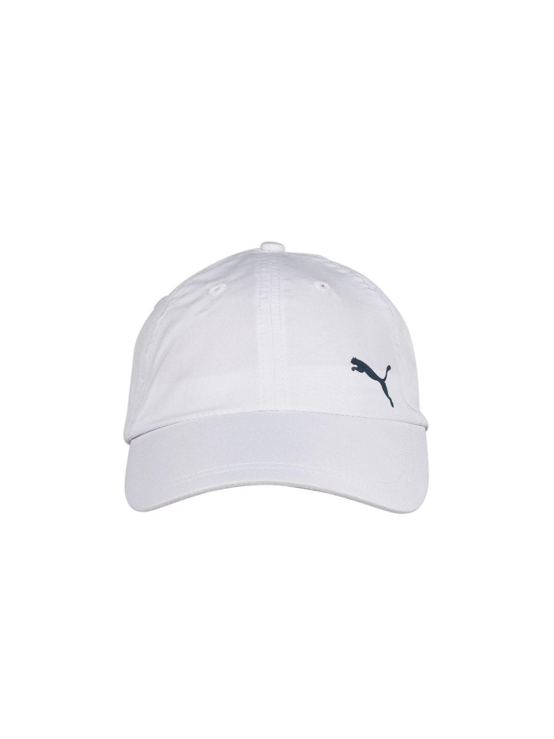 puma unisex white tr core baseball cap