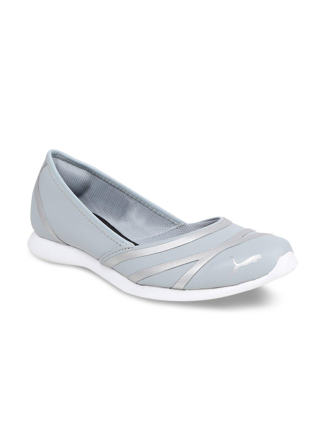 puma vega ballet sl idp women grey ballerinas