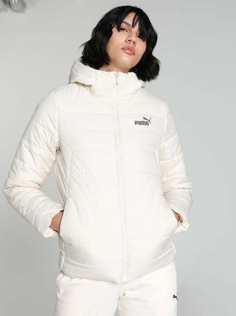 puma white quilted jacket