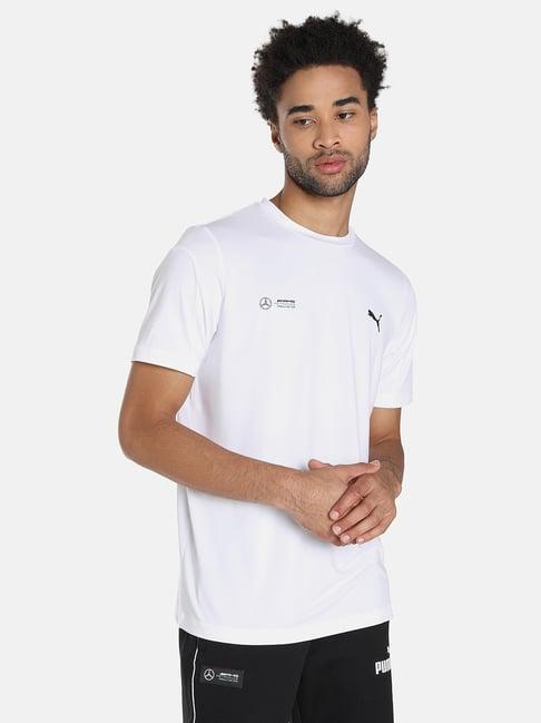 puma white regular fit t-shirt