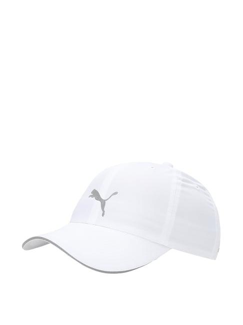 puma white solid baseball cap