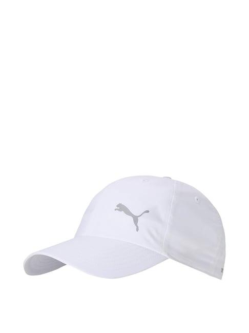 puma white solid baseball cap