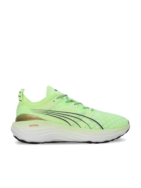 puma women's foreverrun nitro mint running shoes