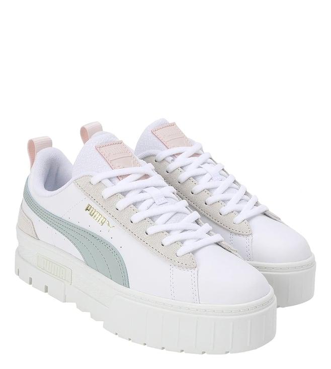 puma women's mayze merry x-mas white sneakers