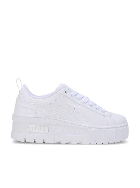 puma women's mayze off white sneakers