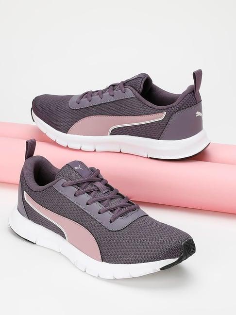 puma women's racer v1 plum running shoes