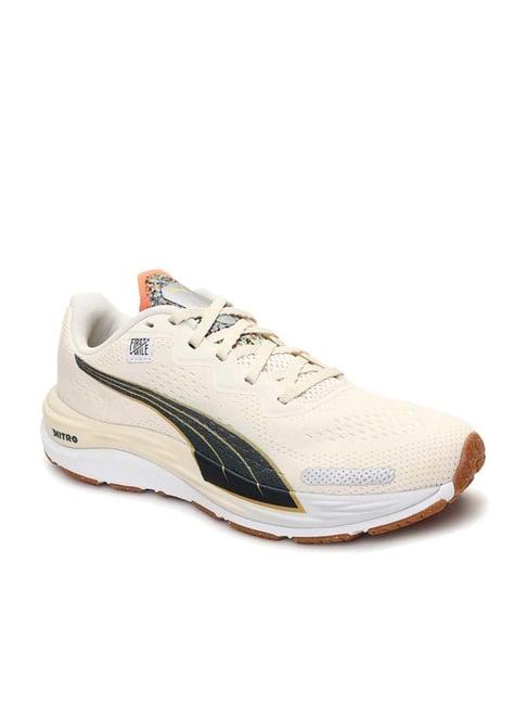 puma women's velocity nitro 2 fm cream running shoes